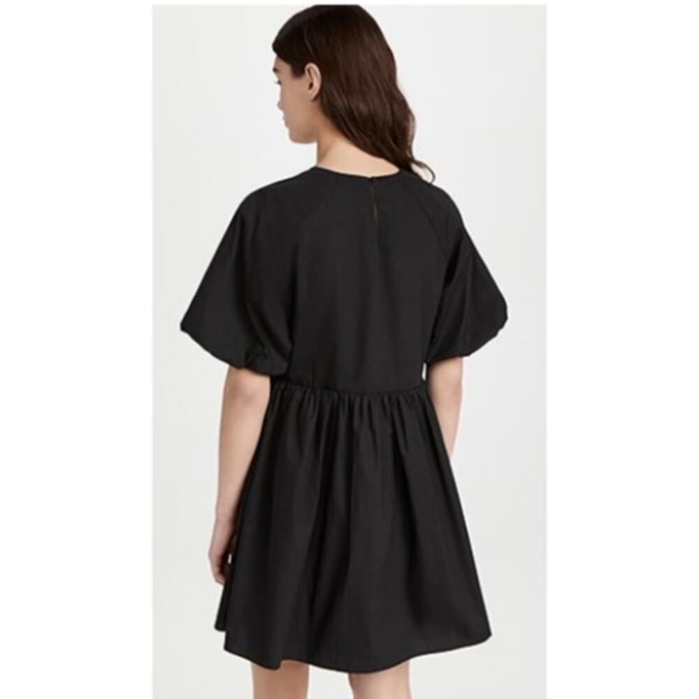 NEW! English Factory Short Balloon Sleeve Mini Dress in BLACK (XL) - Picture 9 of 9